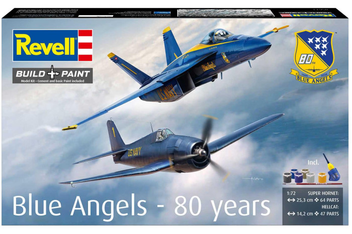 Gift-Set letadla 05613 - F/A-18E & Hellcat (Blue Angels) (80th Anniversary) (1:72)
