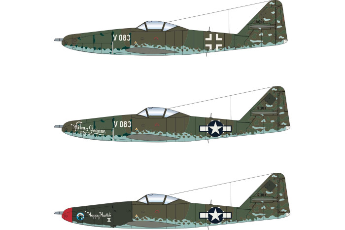 Plastic ModelKit letadlo 03749 - Messerschmitt Me262A-1a/U4 (1:32)