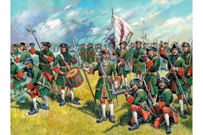 Wargames (AoB) figurky 8049 - Russian Infantry (Peter the Great) (1:72)