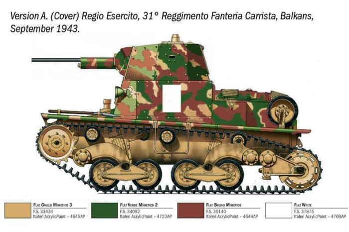 Model Kit tank 96553 - Carro Armato L6/40 (1:35)