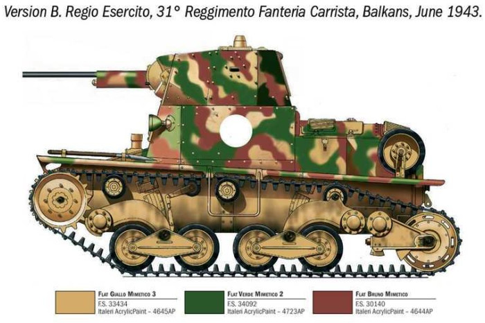 Model Kit tank 96553 - Carro Armato L6/40 (1:35)