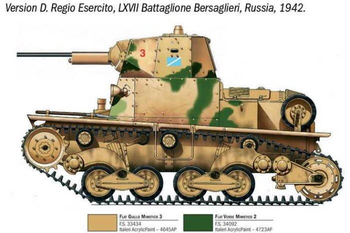 Model Kit tank 96553 - Carro Armato L6/40 (1:35)