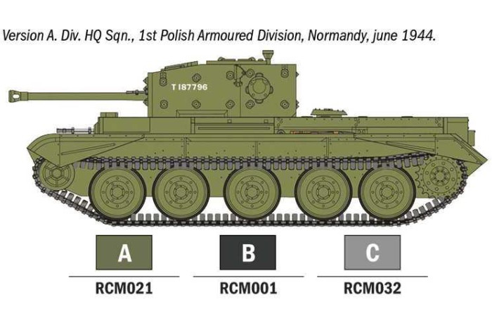 Model Set tank 75004 - Cromwell Mk. IV (1:56)