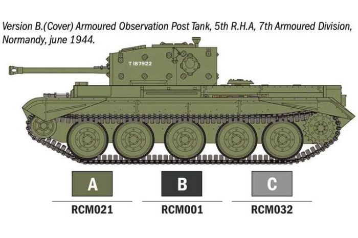 Model Set tank 75004 - Cromwell Mk. IV (1:56)
