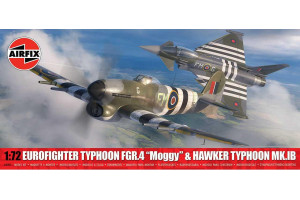 Classic Kit letadla A40001 - Eurofighter Typhoon FGR.4 (FMOG) + Hawker Typhoon Mk.Ib (Twin Pack) (1:72)