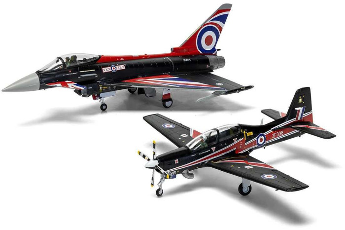 Classic Kit letadla A40003 - Eurofighter Typhoon FGR.4 (Blackjack) + Shorts Tucano T.1 (Twin Pack) (1:72)