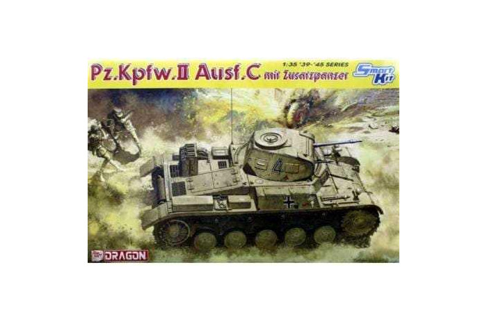 Model Kit tank 6432 - Pz.Kpfw.II Ausf.C w/ZUSATZPANZER (SMART KIT) (1:35)