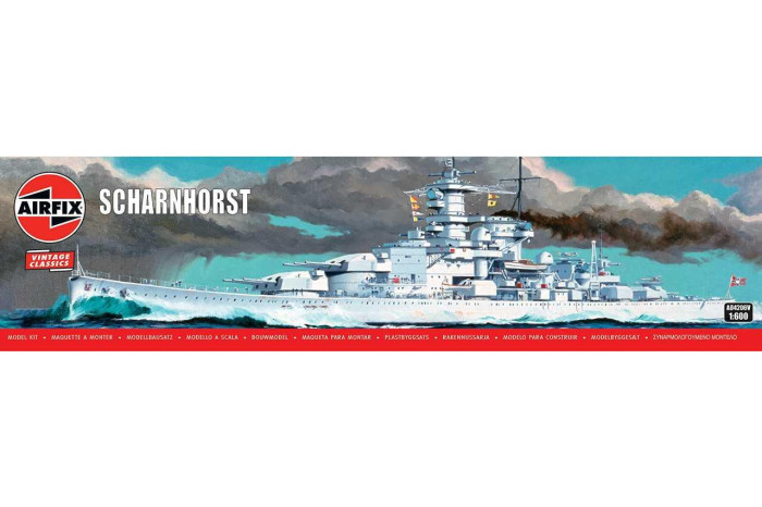 Classic Kit VINTAGE loď A04206V - Scharnhorst (1:600)
