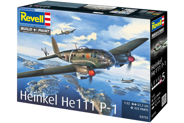 Plastic ModelKit letadlo 03755 - Heinkel He 111P-1 (1:32)