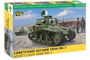 Model Kit military 3716 - SOVIET LIGHT TANK MS-1 (1:35)