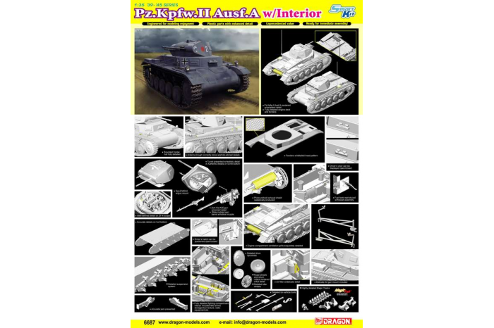 PZ.KPFW.II AUSF.A POLAND 1939 (1:35) - 6687