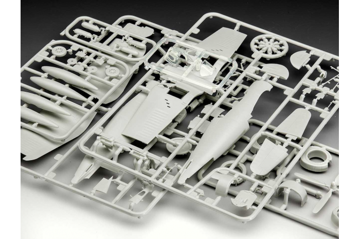 Plastic ModelKit letadlo 03955 - F4U-4 Corsair (1:72)