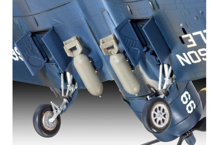 Plastic ModelKit letadlo 03955 - F4U-4 Corsair (1:72)