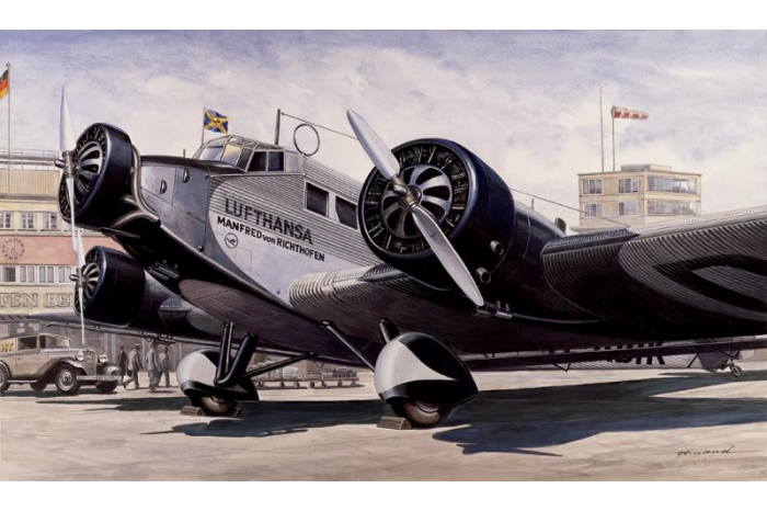 Model Kit letadlo 0150 - JUNKERS JU-52 3/m "TANTE JU" (1:72)