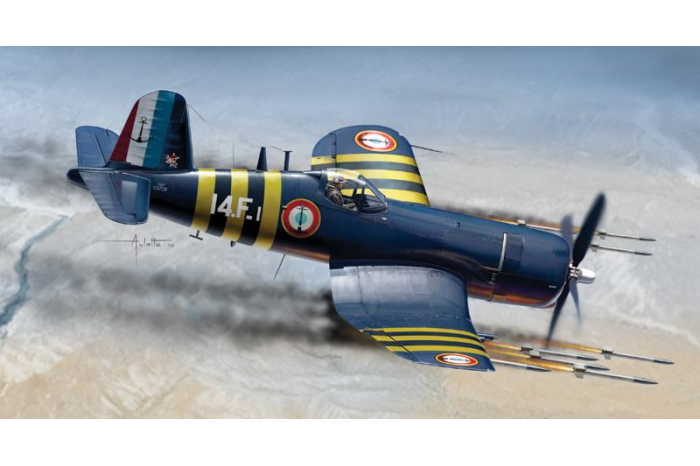Model Kit letadlo 1313 - F4U-7 CORSAIR (1:72)