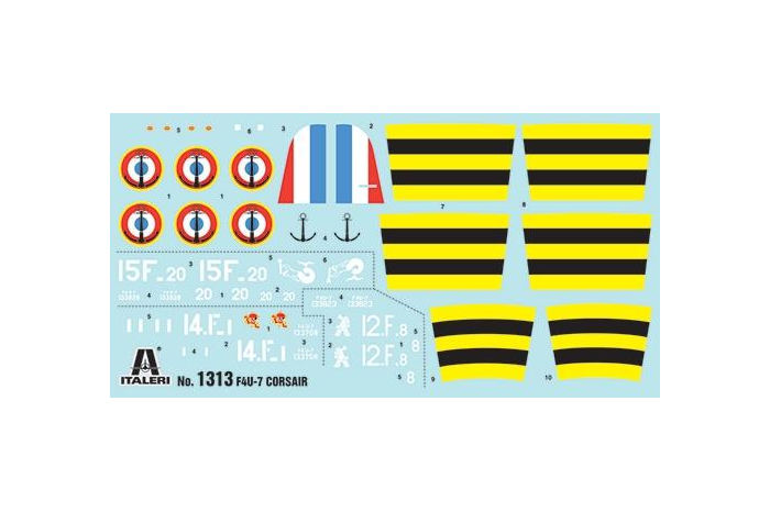 Model Kit letadlo 1313 - F4U-7 CORSAIR (1:72)