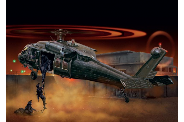 Model Kit vrtulník 1328 - UH-60/MH-60 BLACK HAWK "NIGHT RAID" (1:72)