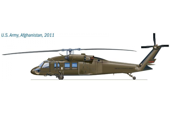 Model Kit vrtulník 1328 - UH-60/MH-60 BLACK HAWK "NIGHT RAID" (1:72)