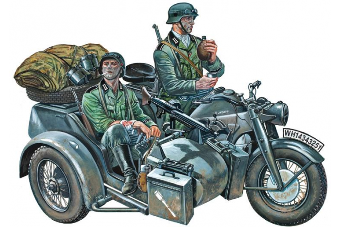 Model Kit military 0317 - ZÜNDAPP KS750 (1:35)