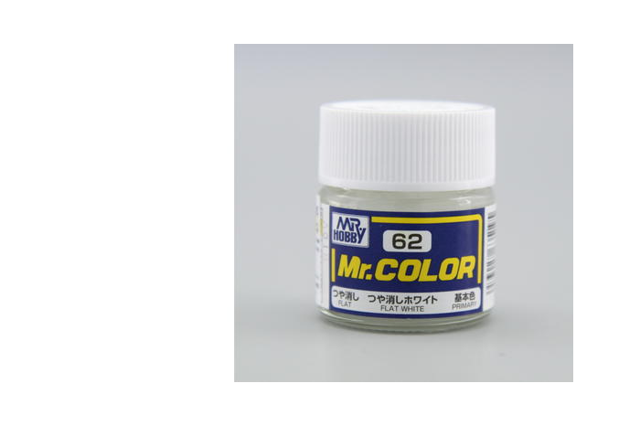 Mr. Color - C062: bílá matná (Flat White)