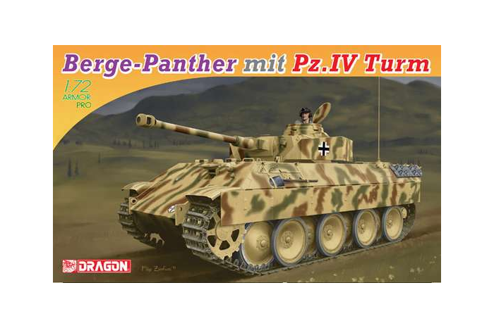 Berge-Panther mit aufgesetztem Pz.Kpfw.IV Turm als Befehlspanzer (1:72) - 7508