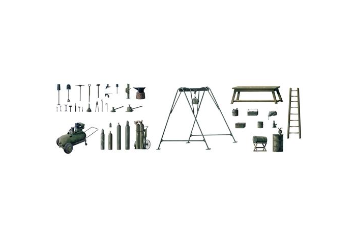 Model Kit doplňky 0419 - FIELD TOOL SHOP (1:35)