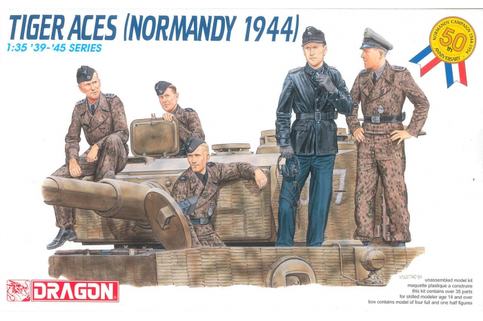 Model Kit figurky 6028 - TIGER ACES (Normandy 1944) (1:35)