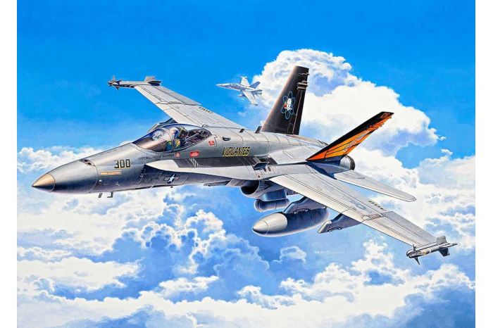 Plastic ModelKit letadlo 04894 - F/A-18C Hornet (1:72)