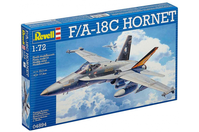 Plastic ModelKit letadlo 04894 - F/A-18C Hornet (1:72)