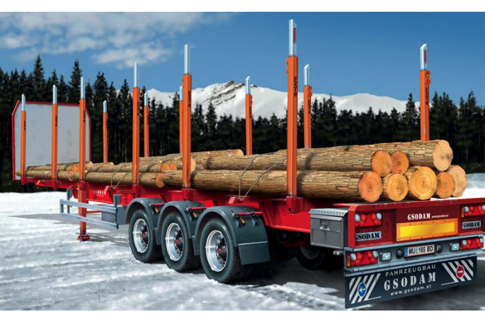 Model Kit návěs 3868 - TIMBER TRAILER (1:24)