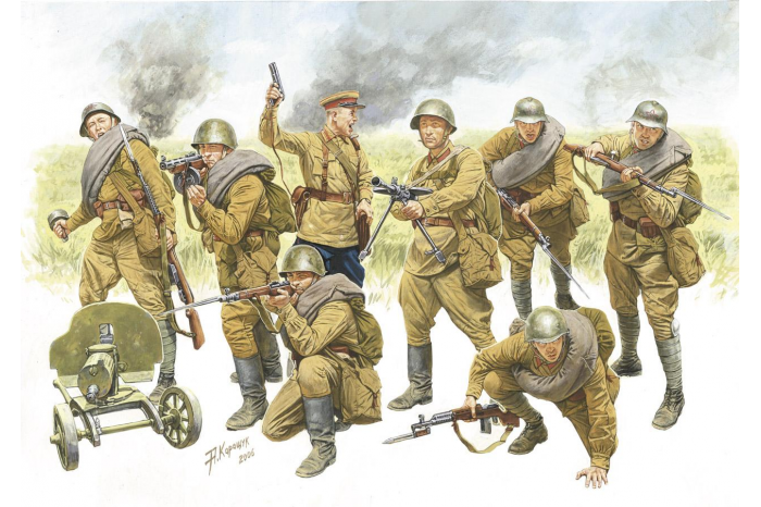 Model Kit figurky 3526 - Red Army Infantry (1940-42) (1:35)