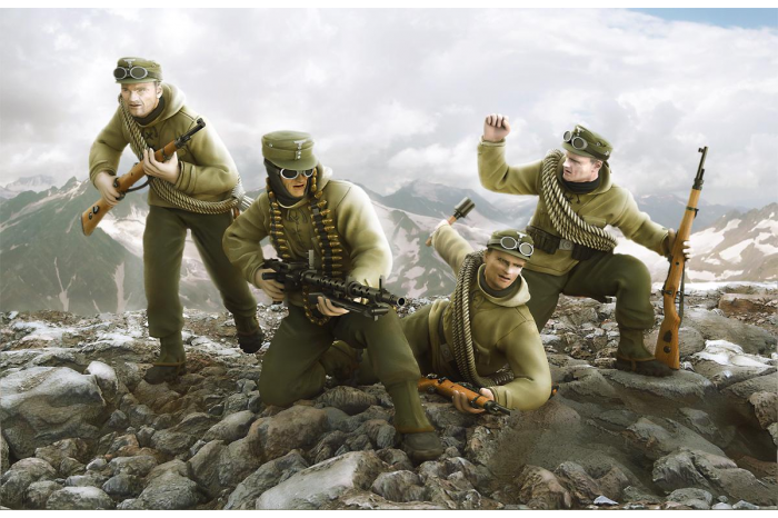 Model Kit figurky 3599 - German Gebirgsjäger (re-release) (1:35)