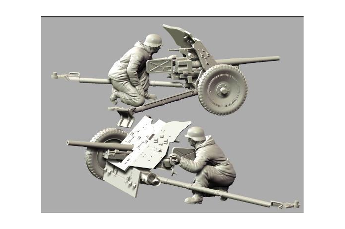 Model Kit figurky 3610 - PAK-36 with Crew (1:35)