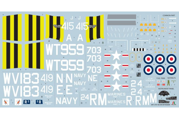 Model Kit letadlo 2757 - AD-4W Skyraider(1:48)