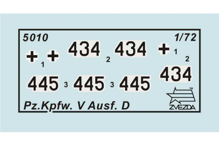 Snap Kit tank 5010 - Panzerkampfw.V Panther Ausf.D (1:72)