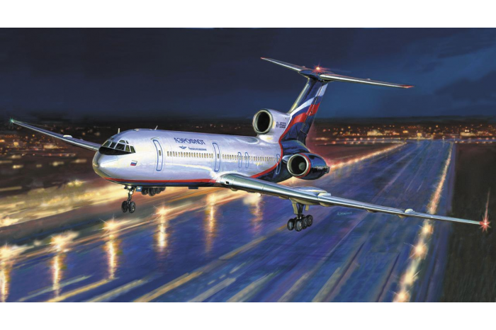 Model Kit letadlo 7004 - Tu-154M Russian Airliner (1:144)