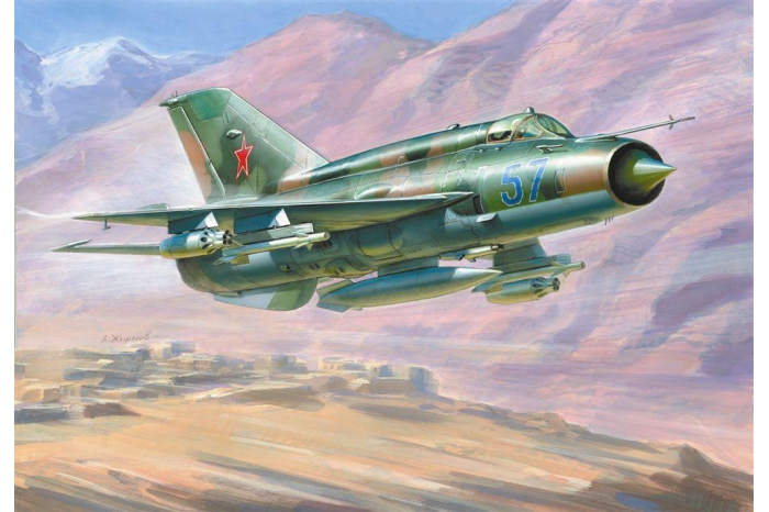Model Kit letadlo 7259 - MIG-21 BIS Soviet Fighter (1:72)