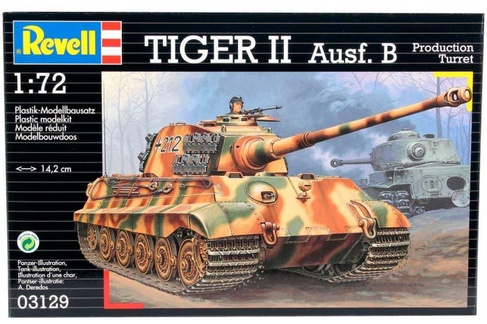 Plastic ModelKit tank 03129 - Tiger II Ausf. B (1:72)