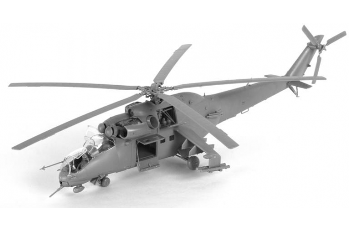 Model Kit vrtulník 7293 - MIL MI-24V/VP Hind E (1:72)
