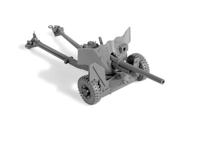 Model Kit military 3518 - British Anti-Tank Gun QF 6-PDR MK-II (1:35)