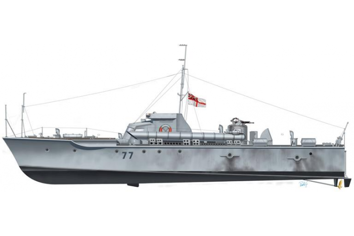 Model Kit loď PRM edice 5610 - VOSPER 72''6' MTB 77 (1:35)