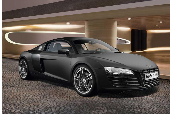Plastic ModelKit auto 07057 - Audi R8 black (1:24)