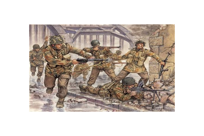 Model Kit figurky 6034 - WWII - BRITISH PARATROOPERS (1:72)