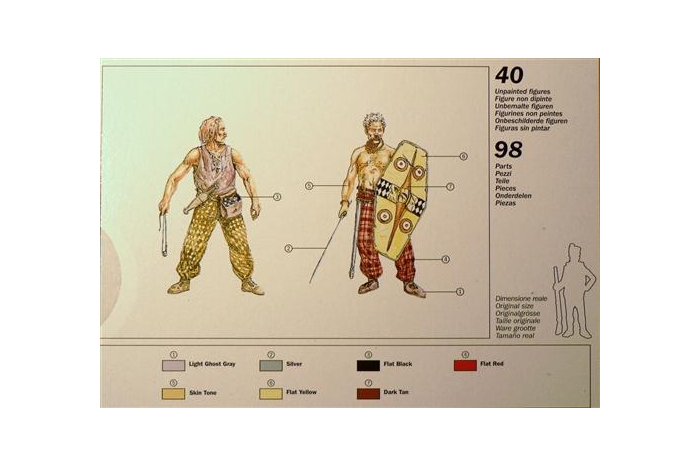 Model Kit figurky 6022 - GAULS WARRIORS (I-II CENTURY B.C.) (1:72)