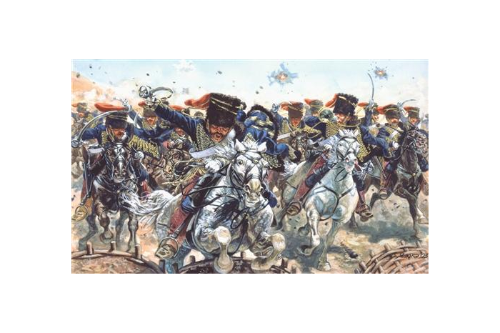 Model Kit figurky 6052 - BRITISH HUSSARS (CRIMEAN WAR) (1:72)