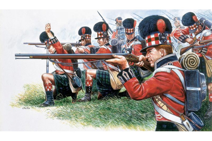 Model Kit figurky 6004 - NAPOL. WARS: HIGHLANDER INFANTRY (1815) (1:72)