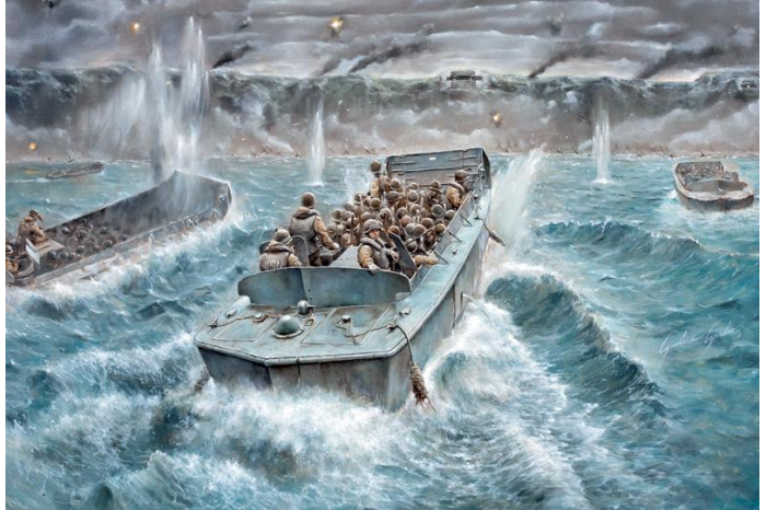 Model Kit loď 6524 - LCVP with US INFANTRY (1:35)