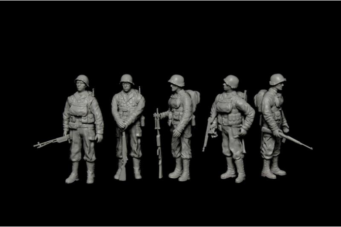Model Kit loď 6524 - LCVP with US INFANTRY (1:35)