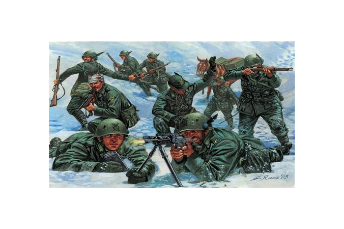 Model Kit figurky 6059 - WWII - ITALIAN "ALPINI" (1:72)