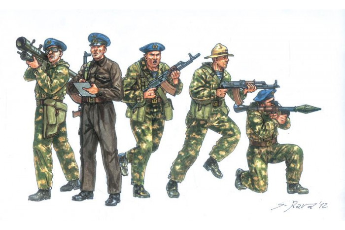 Model Kit figurky 6169 - Soviet Special Forces "SPETSNAZ" (1980s) (1:72)